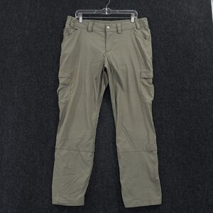 Duluth Trading Pants Women's 16x31 Olive Green Cargo Convertible Outdoor Stretch